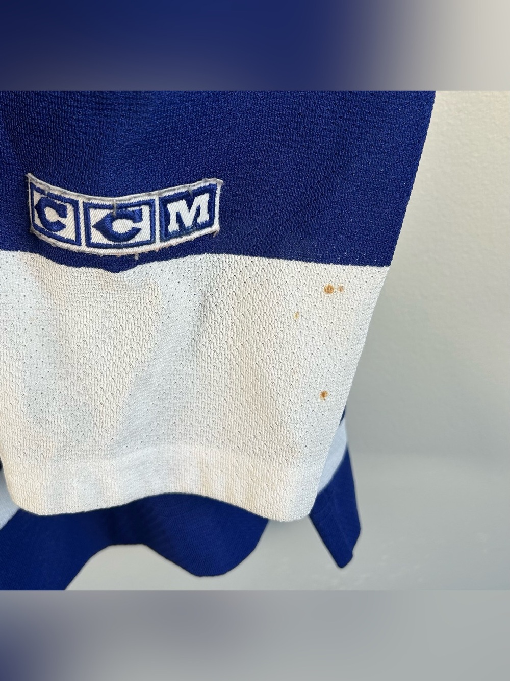 Vintage Toronto Maple Leafs NHL CCM Air-Knit Men’s Hockey Jersey Size XL Y2K - Picture 13 of 14